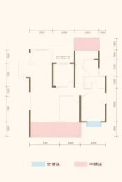 鸿豪·东御4室2厅1厨2卫建面129.95㎡