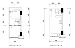 金地时代艺境3室2厅1厨1卫建面51.00㎡