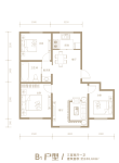 B1户型108.64平