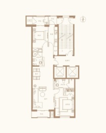 强佑·府学上院2室2厅1厨2卫建面126.00㎡