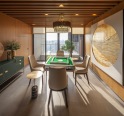 样板房棋牌室实景图