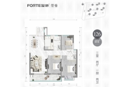 复地雲極3室2厅1厨2卫建面126.00㎡