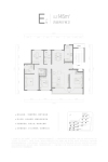 E户型145平四室两厅两卫