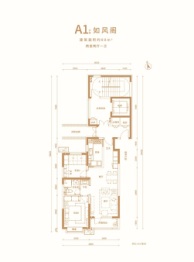 万科如园2室2厅1厨1卫建面88.00㎡