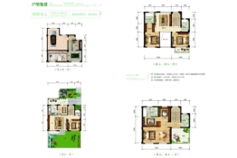 惠丰·公园壹号4室3厅1厨4卫建面268.56㎡