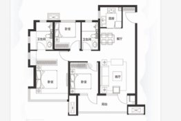 海信·凤台世家3室2厅1厨2卫建面118.00㎡