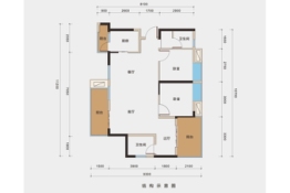 大兴一号（北苑）2室2厅1厨2卫建面93.00㎡