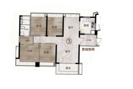 金融街·花溪小镇4室2厅1厨2卫建面119.00㎡