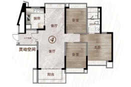 金融街·花溪小镇3室2厅1厨2卫建面100.00㎡