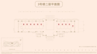 3号楼二层平面图