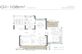 亭城璞悦3室2厅1厨1卫建面108.00㎡