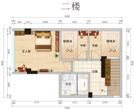 怡翠华庭3室1卫建面31.00㎡