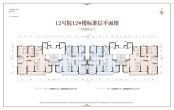 12号院12#标准层平面图（5F以上）