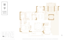春秋金茂府143平米户型