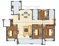 众富和悦府152型户型图