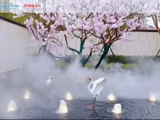 金科开发商金科物业网红公园门口改善小区