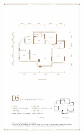 阳光·江山公园城3室2厅1厨2卫建面84.12㎡