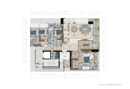 展盈天钻5室2厅6卫建面414.00㎡