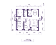 145㎡户型(方)