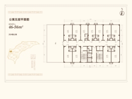 远洋·尚东万和1室1厅1卫建面46.00㎡