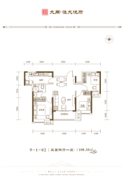 大同恒大悦府3室2厅1卫建面108.38㎡