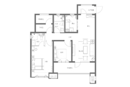 保利和光尘樾3室2厅1厨2卫建面119.00㎡