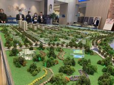 朝小区中庭景观,交通便利,生活配套施舍齐全