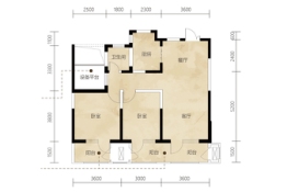 凤城·凯旋公馆2室2厅1厨1卫建面110.88㎡