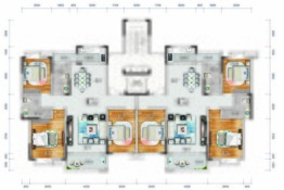 江南印象3室2厅1厨2卫建面133.98㎡