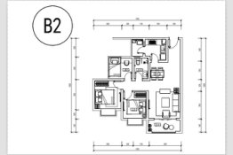 吾家花苑3室2厅1厨1卫建面89.23㎡