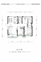 瑞璞·澜亭叙3室2厅1厨2卫建面116.00㎡