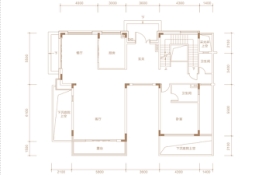 天颐华府5室3厅1厨4卫建面390.00㎡