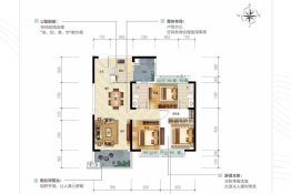 碧桂园学府壹号3室2厅1厨2卫建面113.00㎡