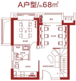 碧桂园剑桥郡商办建面68.00㎡