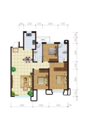 承荣半岛3室2厅1厨2卫建面125.00㎡