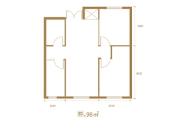 慧翔云溪建面98.00㎡