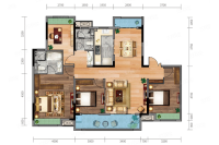 YA140，-4室2厅2卫1厨，-建筑面积约140.00平米