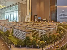 大横厅户型,一梯两户,出门即公园