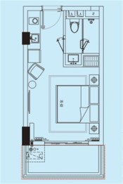 皇冠温泉海岸建面24.00㎡