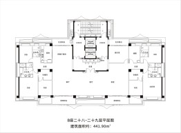 博译上坤·云峯5室3厅1厨4卫建面441.90㎡