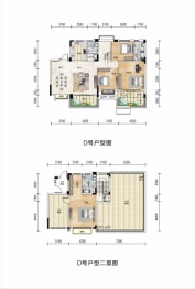 碧桂园滨江府4室2厅1厨3卫建面142.00㎡