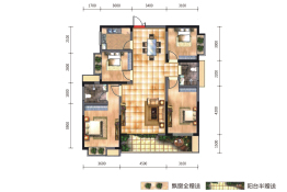 宜府锦城二期·北城国际4室2厅1厨2卫建面136.67㎡