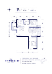 首泰·理想家园3室2厅1厨1卫建面100.81㎡