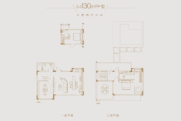 世茂碧海银湖3室2厅1厨3卫建面130.00㎡