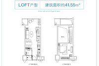 41.55平米户型