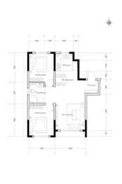 嘉惠燕京十里2室2厅1厨1卫建面85.00㎡