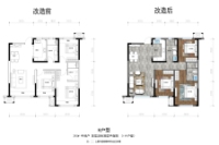 五期H户型首层及标准层