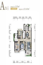 颖创悦江府3室2厅1厨2卫建面115.00㎡