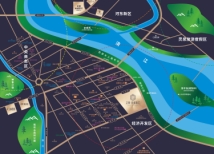 正黄·金域香江交通区位规划示意图