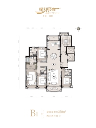 沈阳星河湾4室2厅1厨4卫建面259.00㎡